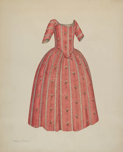 Child's Dress by Nancy Crimi, index of american design, 1938