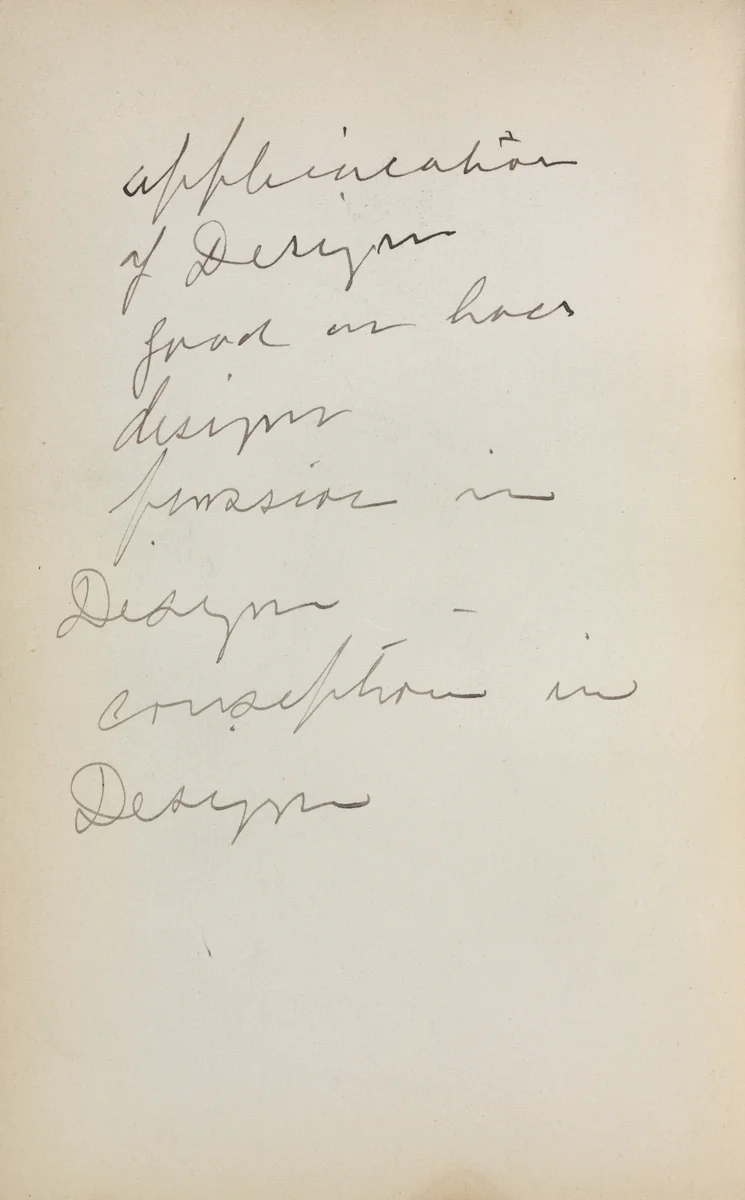 Italian Sketchbook: Notes (page 239) by Maurice Prendergast, book, 1898-1899