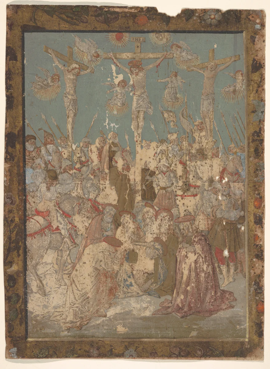 Calvary, from Life of the Virgin and Christ by Francesco Rosselli, print, 1490-1500