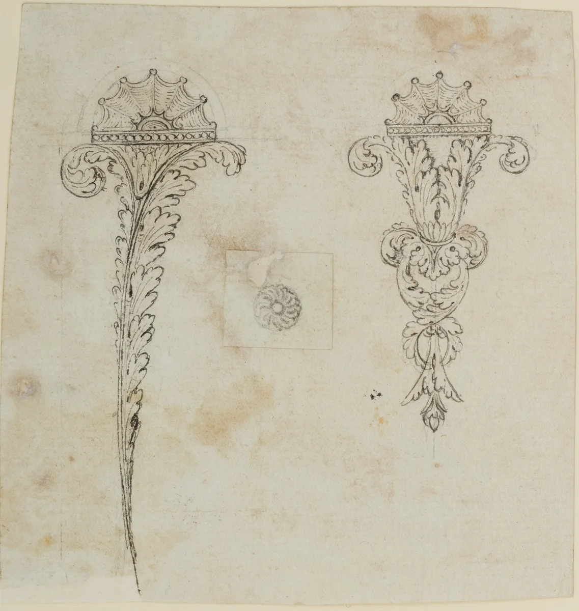 Designs for the Decoration of Firearms by Nicolas Noël Boutet, drawing, 1772-1830