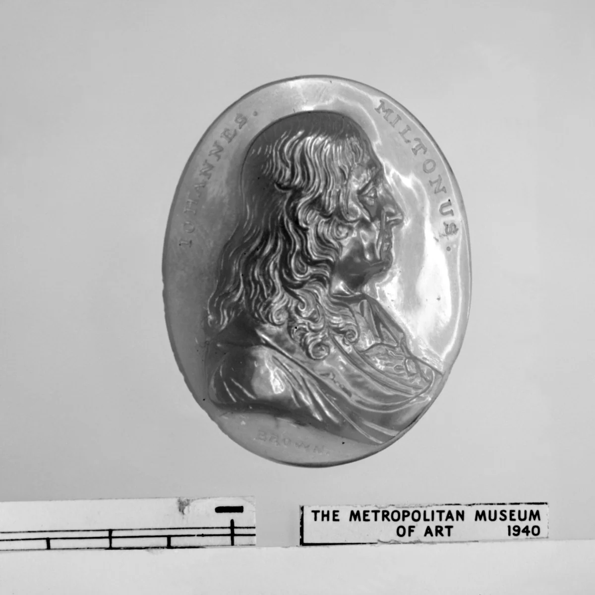 John Milton (1608–1674) by William Brown, other, 1800-1815