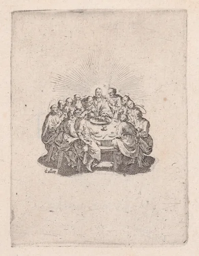 Les Noces de Cana (The Wedding at Cana), from "Les Quatre Banquets" (The Four Feasts) by Jacques Callot, print, 1620-1630