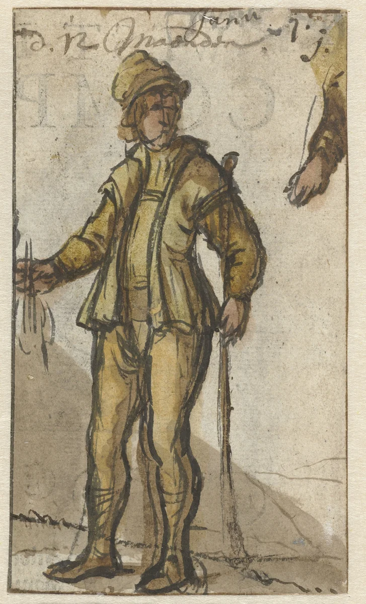 Januari by anonymous, drawing, 1600-1699