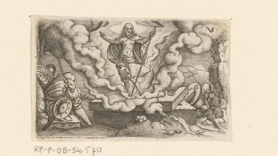 Opstanding by Unknown, print, 1524-1562