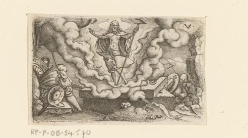 Opstanding by Unknown, print, 1524-1562