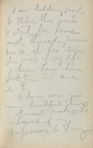 Italian Sketchbook: Notes (page 97) by Maurice Prendergast, book, 1898-1899