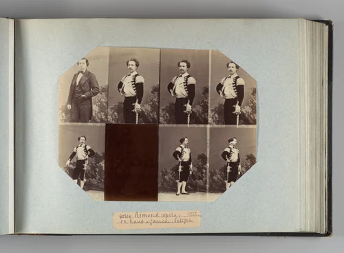 Rémond; Petipa by André Adolphe-Eugène Disdéri, photograph, 1863