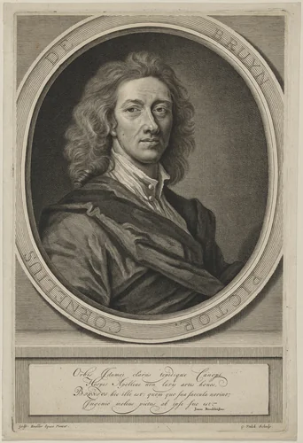 Cornelius de Bruyn I, Painter by Gerard Valck
Sir Godfrey Kneller, print, 1651-1726