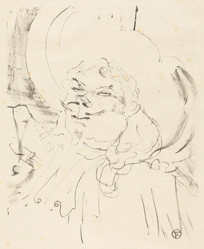 Coquelin the Elder (Coquelin aine) by Henri de Toulouse-Lautrec, print, 1896