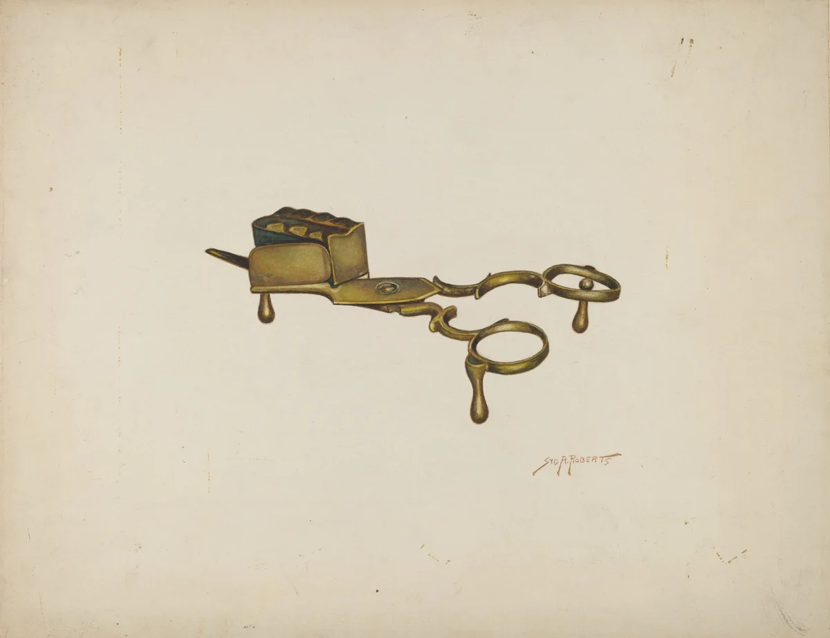 Wick Trimmer by Sydney Roberts, index of american design, 1941