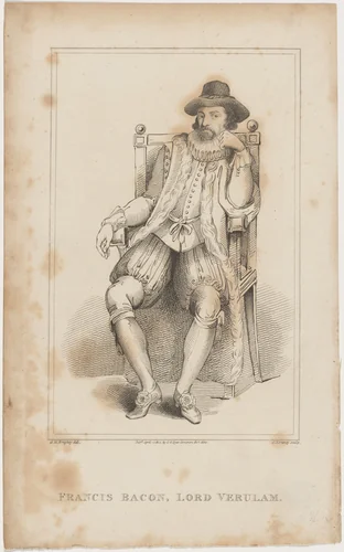 Francis Bacon, Lord Verulam by John Romney, print, 1817