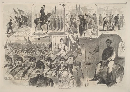 The Songs of War by Winslow Homer, print, 1861