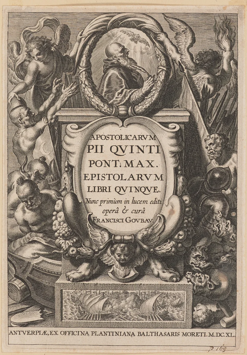 Title Page for Apostolicarvm PII Qvinti Pont. Max... by Peter Paul Rubens, print, 1640