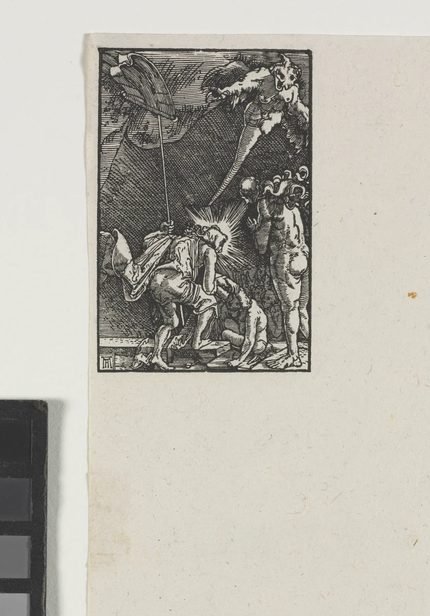 The Fall and Redemption of Man: Christ Descending into Hell by Albrecht Altdorfer, print, 1510-1520