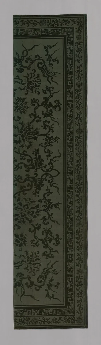 Carpet fragment by China, textile, 1850-1900