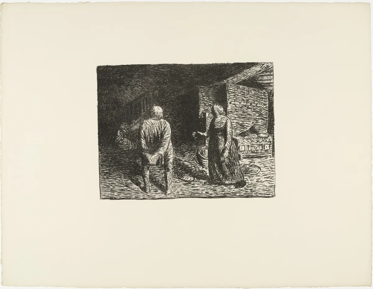The Doll (Die Puppe) from The Dead Day (Der tote Tag) by Ernst Barlach, print, 1910