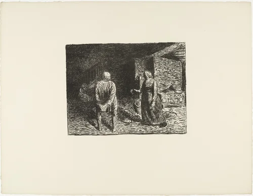 The Doll (Die Puppe) from The Dead Day (Der tote Tag) by Ernst Barlach, print, 1910