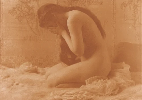 Weeping Magdalen by Charles I. Berg, photograph, 1900