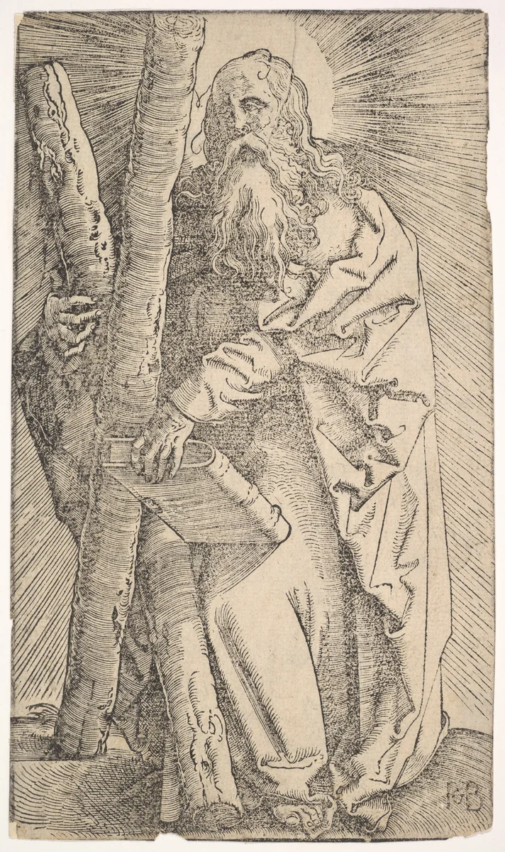 St. Andrew from Christ and the Apostles by Hans Baldung, print, 1519
