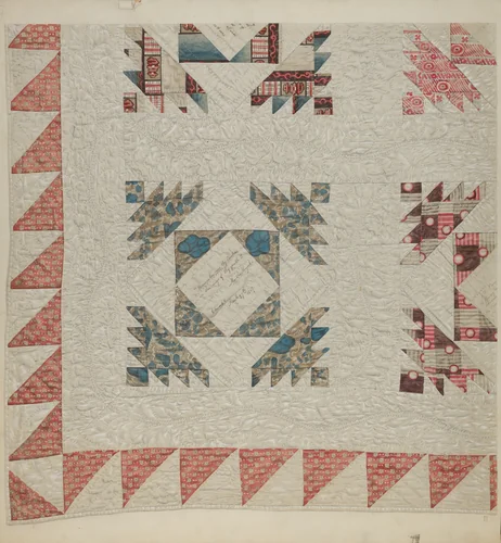 Pieced Quilt by Douglas Campbell, index of american design, 1939