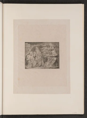Job Rebuked by His Friends by William Blake, portfolio, 1825