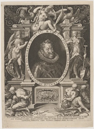 Emperor Rudolph II by Aegidius Sadeler II, print, 1570-1629