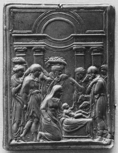 Adoration of the Shepherds by Valerio Belli, metalwork, 1500-1599