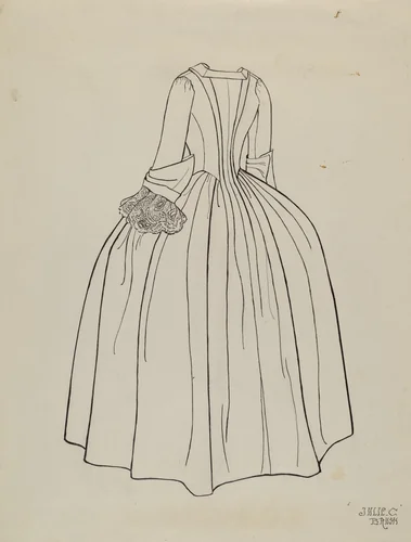 Dress by Julie C. Brush, index of american design, 1940