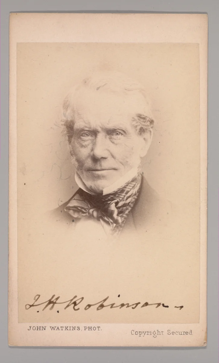 [William H. Robinson?] by John and Charles Watkins, photograph, 1860-1869