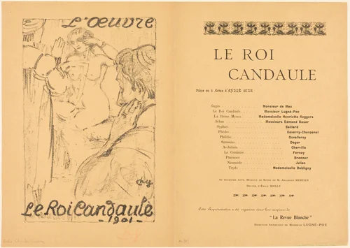 Le Roi Candaule by Charles Guérin, print, 1901