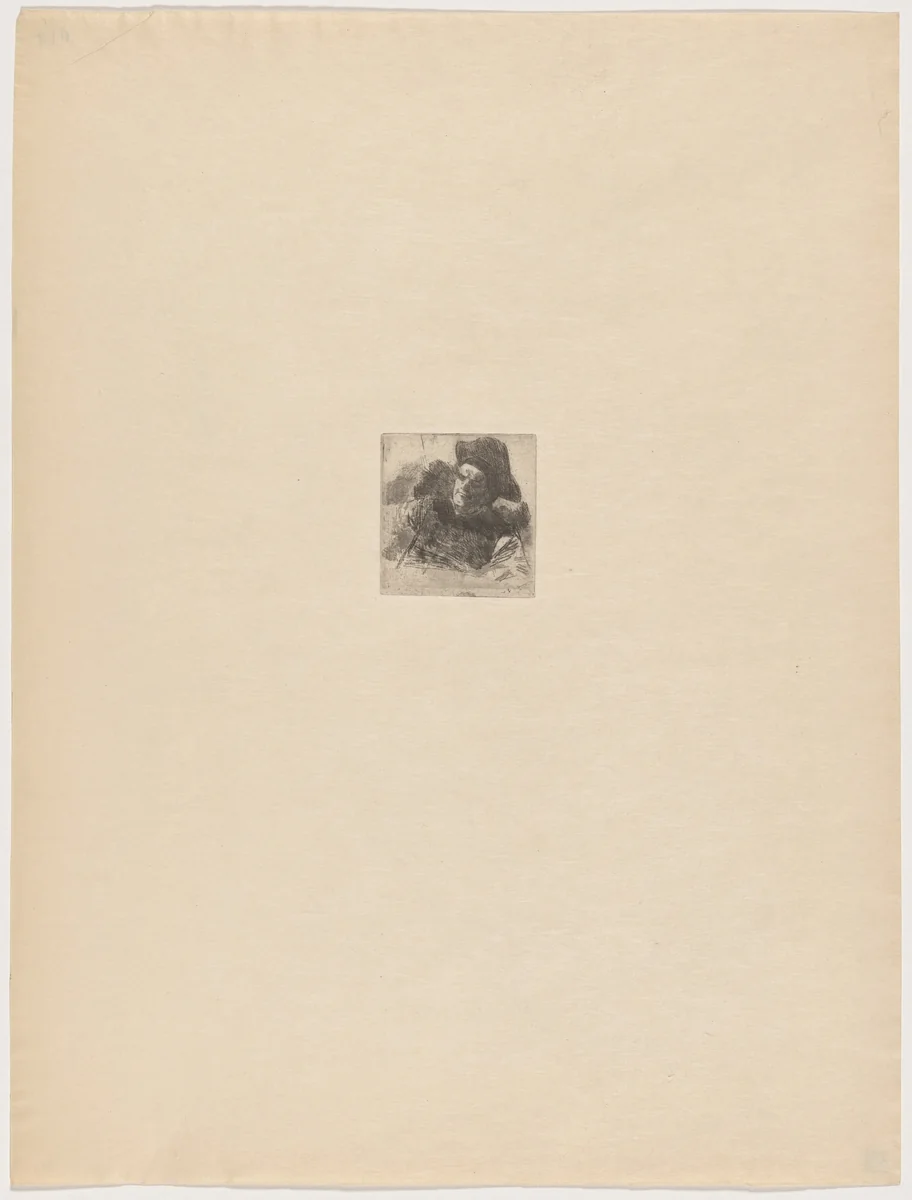 La bailli by Félicien Rops, print, 1895