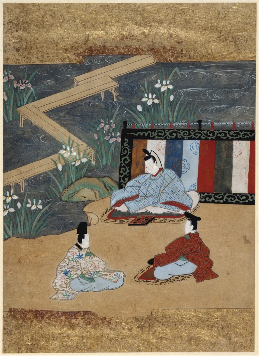Scenes from the Tales of Ise (Ise monogatari) by Tosa School, painting, 1771-1799