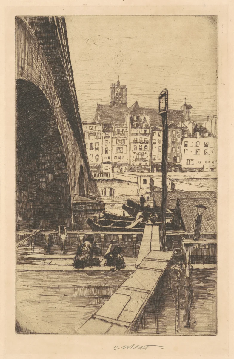 St. Gervais, Paris by Charles A. Platt, print, 1887