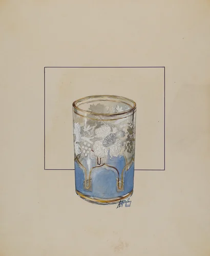 Tumbler by Ralph Atkinson, index of american design, 1937