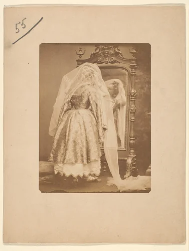 Le voile by Pierre-Louis Pierson, photograph, 1860-1869