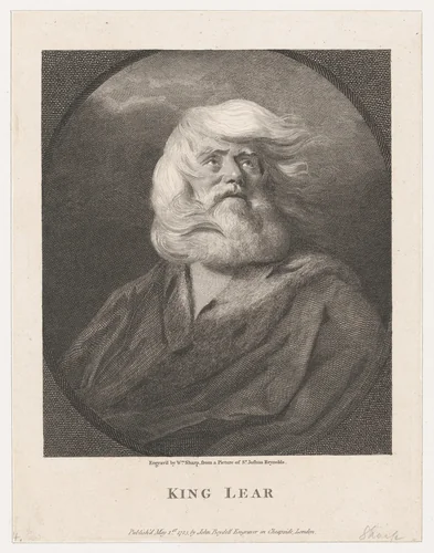 King Lear by William Sharp, print, 1783