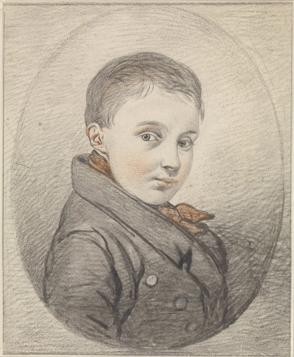 Zelfportret van Gijsbertus Craeyvanger by Gijsbertus Craeyvanger, drawing, 1820