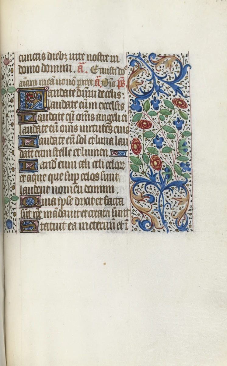 Book of Hours (Use of Rouen): fol. 141r by Master of the Geneva Latini, book, 1465-1475