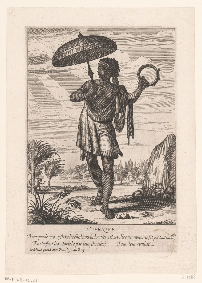 Afrika by Abraham Bosse, print, 1612-1666