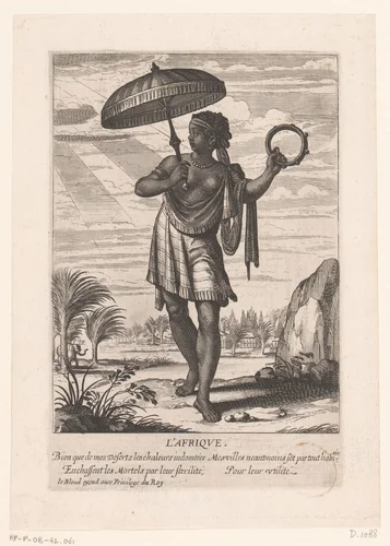 Afrika by Abraham Bosse, print, 1612-1666