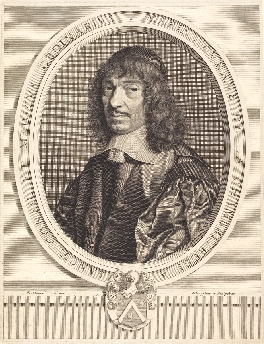 Marin Cureau de la Chambre by Robert Nanteuil, print, 1656