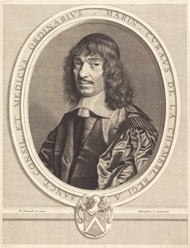 Marin Cureau de la Chambre by Robert Nanteuil, print, 1656