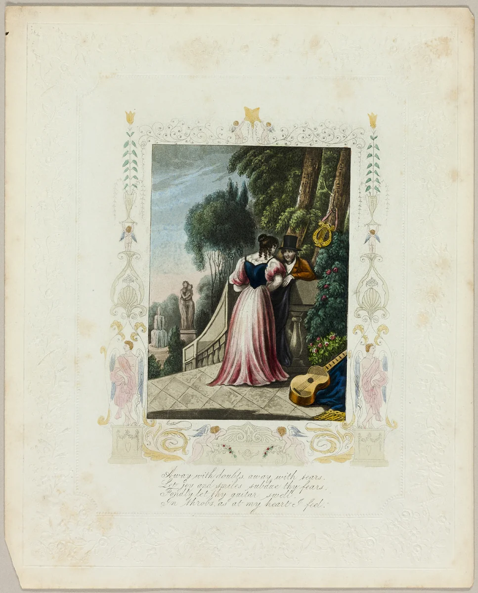 Away with Doubts (valentine) by Unknown Artist, other, 1835-1845