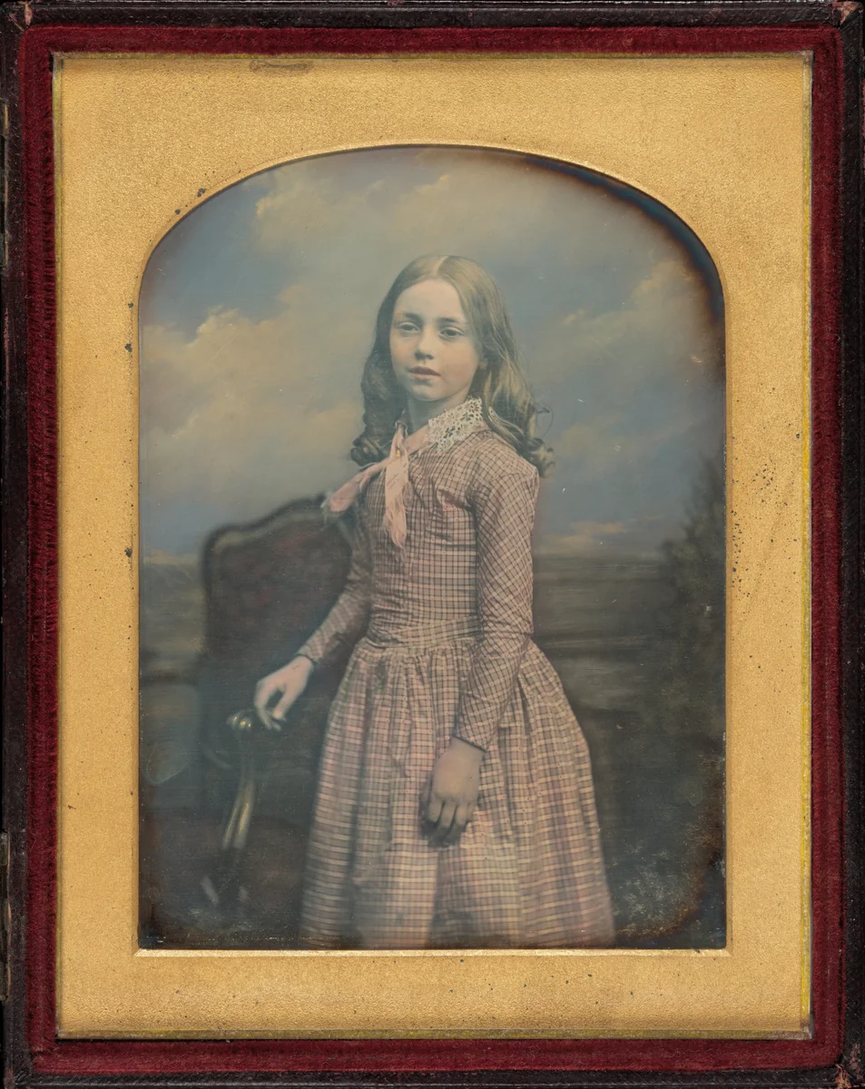Portrait of a Girl by William Edward Kilburn, photograph, 1840-1849