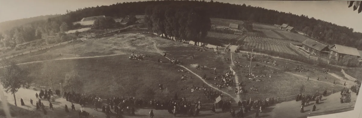Photograph Taken From a Balloon, Sarov by Unidentified Photographer, photograph, 1903