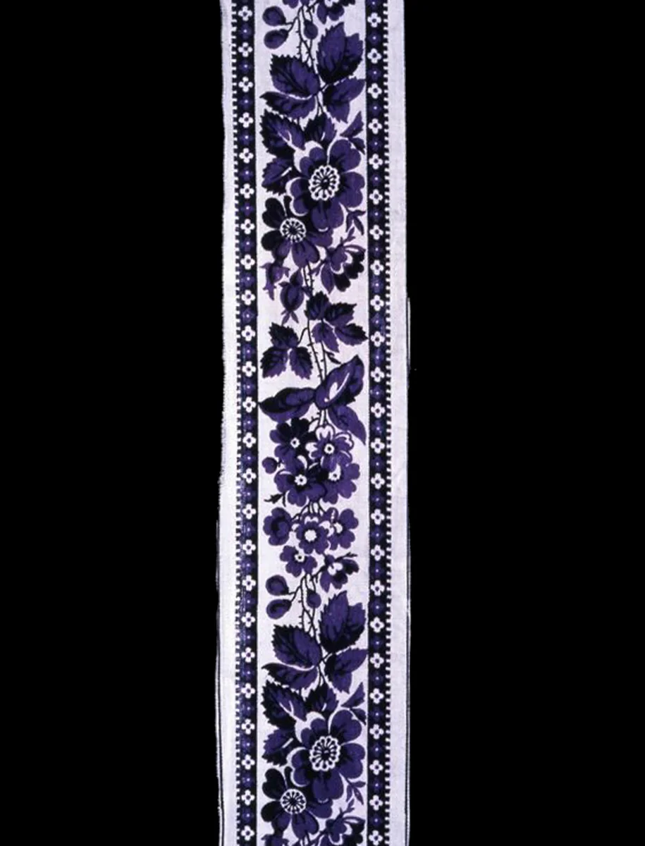 Border by England or United States, textile, 1801-1900