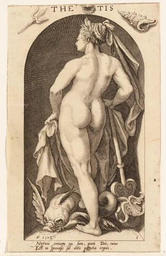 Ceres by Nicolaas Braeu, print, 1598