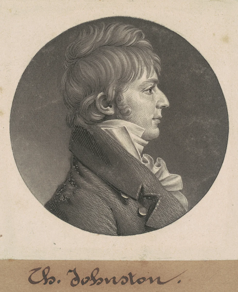 George Way by Charles B. J. Févret de Saint-Mémin, print, 1807