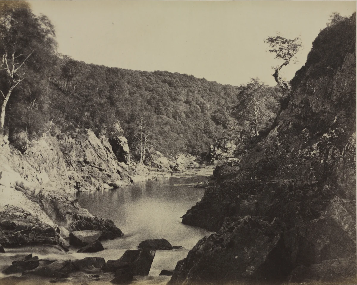 River Landscape, Scotland by Horatio Ross, photograph, 1853-1863