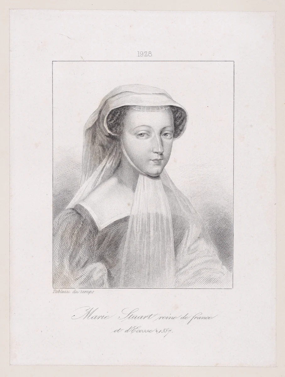 Mary, Queen of Scots by Mary, Queen of Scots, print, 1700-1799